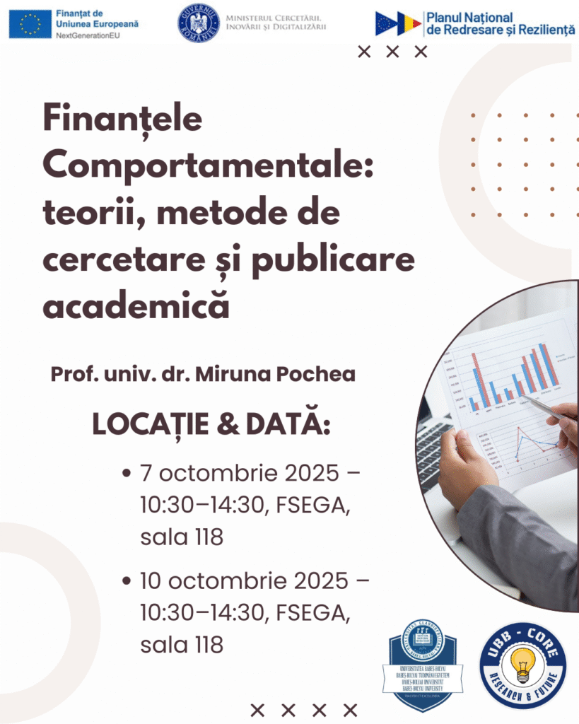 Finanțele Comportamentale: teorii, metode de cercetare și publicare academică